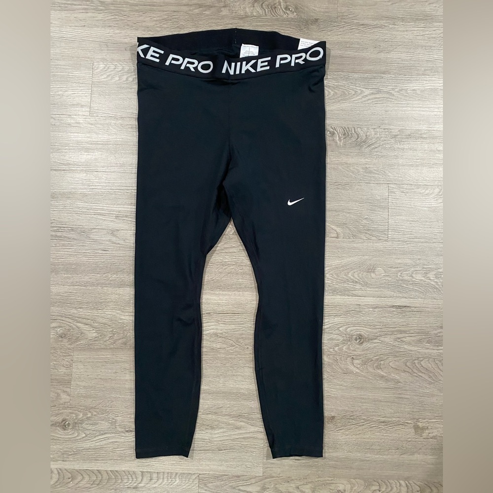 Nike‎ Pro Black Leggings Mesh 1X New